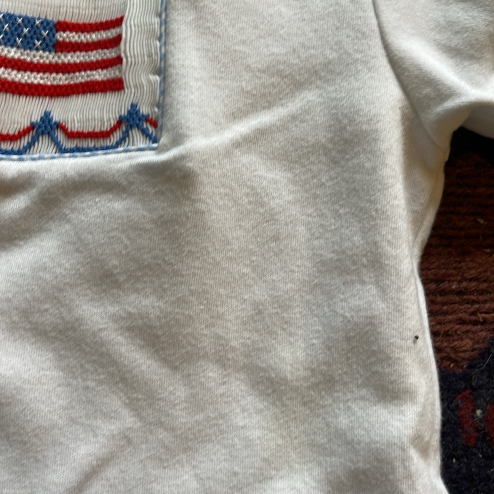 Classical Whimsey Boys - size 5 - knit smocked set - Picture 3 of 3